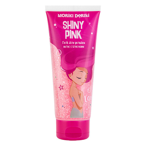 MORIKI DORIKI Гель для укладки волос c блестками SHINY PINK LANA moriki doriki детская сумка через плечо lana pink