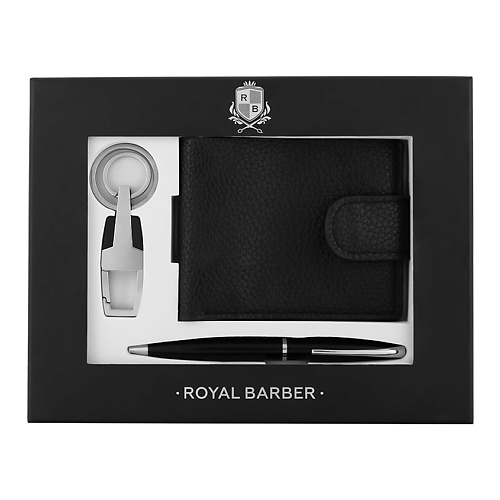 ROYAL BARBER Набор аксессуаров с кошельком, ручкой и брелоком royal barber солнцезащитные очки