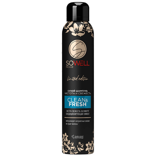 SOWELL Сухой шампунь для волос Clean & Fresh спрей amir clean beauty coconut leave in miracle spray для сияния окрашенных волос 172 мл