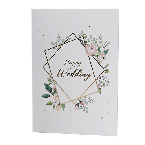 ЛЭТУАЛЬ Открытка «Wedding Day» лэтуаль открытка space