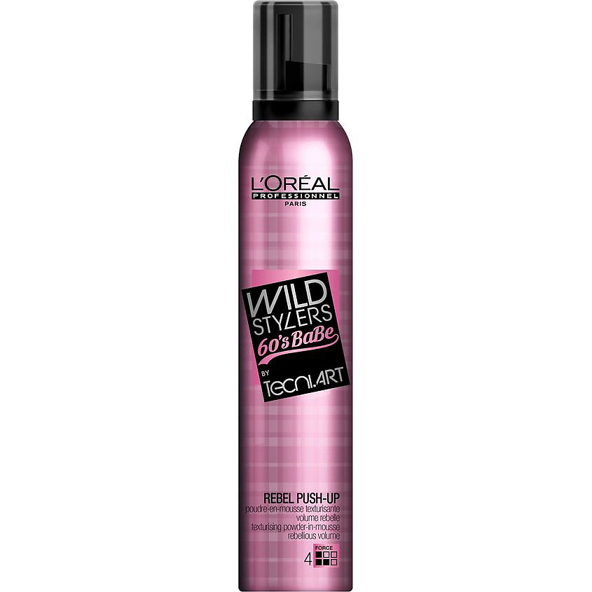 Объем l oreal professionnel. МУС L'Oreal Professionnel Rebel Wild Stylers Push up. L'Oreal Professionnel Rebel Push-up. Мусс для укладки волос лореаль профессионал. Лореаль Текни арт мусс.