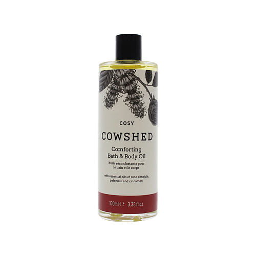 COWSHED Масло для тела успокаивающее с розой, пачули и корицей Cosy Comforting Bath and Body Oil мочалка для тела sungbo cleamy viscose ring bath towel 50 г