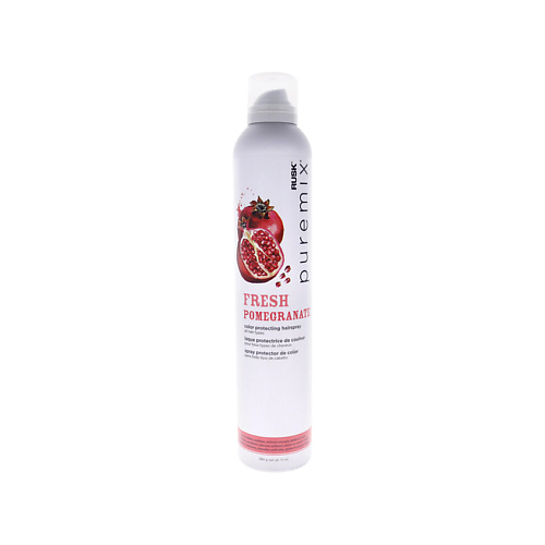 RUSK Лак для волос для защиты цвета Puremix Fresh Pomegranate Color Protecting Hairspray rusk кондиционер для волос с активированным углем puremix activated charcoal purifying conditioner