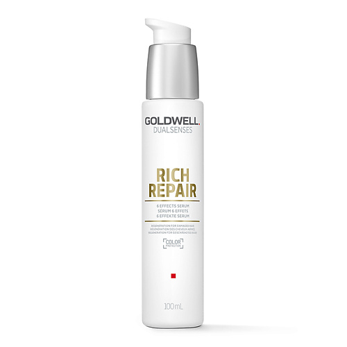GOLDWELL Сыворотка для волос 6-ступенчатого действия Dualsenses Rich Repair 6 Effects Serum сыворотка 6 кратного действия goldwell ds rr 100 мл