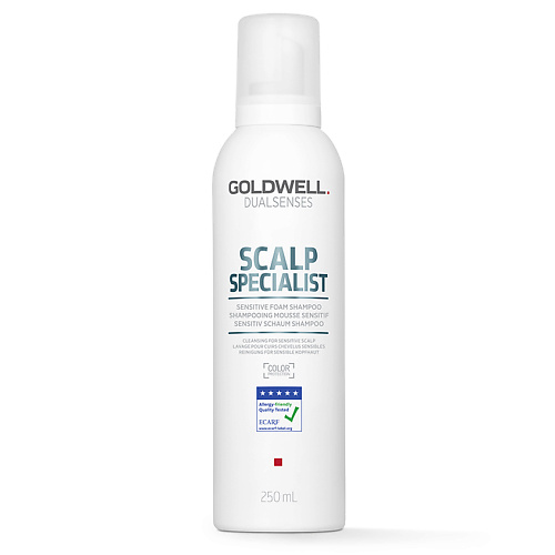 Шампунь для волос GOLDWELL Шампунь для чувствительной кожи головы Dualsenses Scalp Specialist Sensitive Foam Shampoo цена и фото