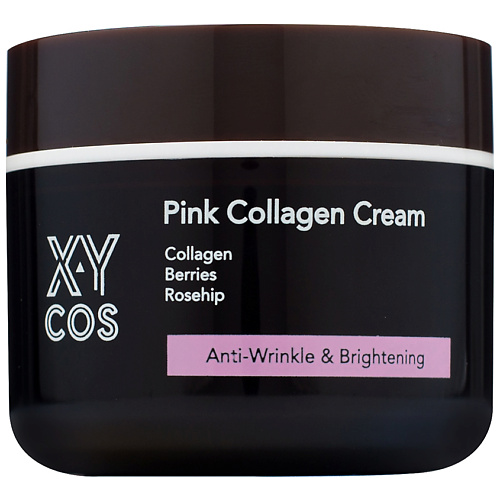 XYCOS Крем для лица органический антивозрастной с коллагеном Pink Collagen крем для рук farmstay pink flower blooming water lily с водяной лилией 100 мл