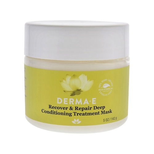 DERMA-E Маска для волос увлажняющая Recover & Repair Deep Conditioning Treatment Mask порошковое средство для удаления косметического пигмента из волос conditioning сolor remover