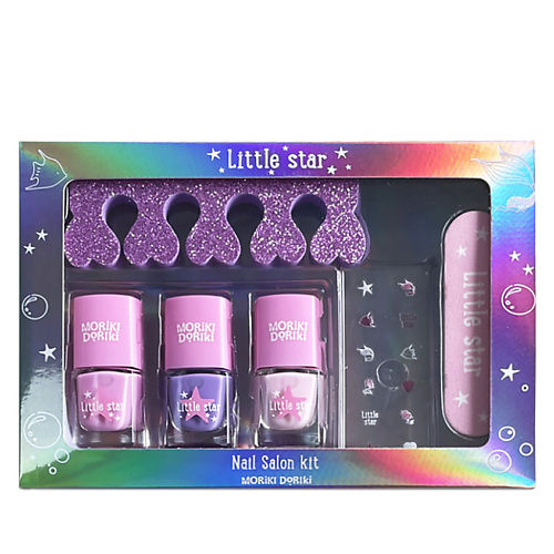 MORIKI DORIKI Набор для окрашивания и декорирования ногтей Little Star набор для творчества шкатулка для декорирования neo stars девочки