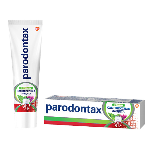 PARODONTAX Зубная паста Комплексная Защита с Травами зубная паста pomorin regular ежедневная защита 100 мл
