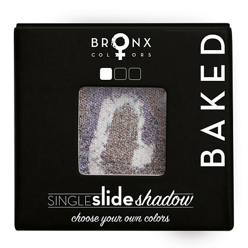 BRONX COLORS Тени для век Single Slide Baked Shadow bronx colors подводка для глаз стойкая с печатью urban line