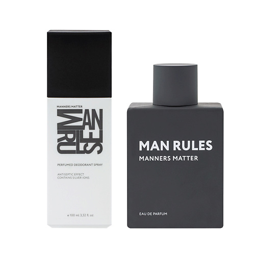 MAN RULES Набор Manners Matter для мужчин le frivole анальная пробка matter