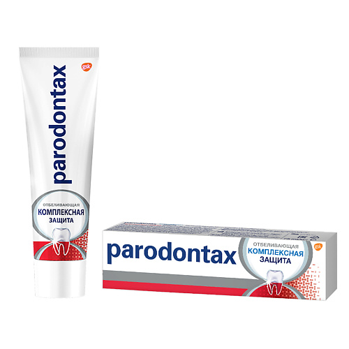 PARODONTAX Зубная паста Комплексная Защита Отбеливающая паста зубная pslab для профилактики воспаления десен 200 мл