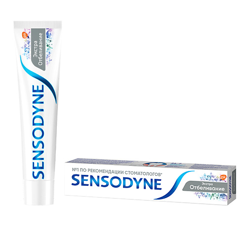 SENSODYNE зубная паста Экстра отбеливание arepo зубная паста в таблетках комплексное отбеливание 55