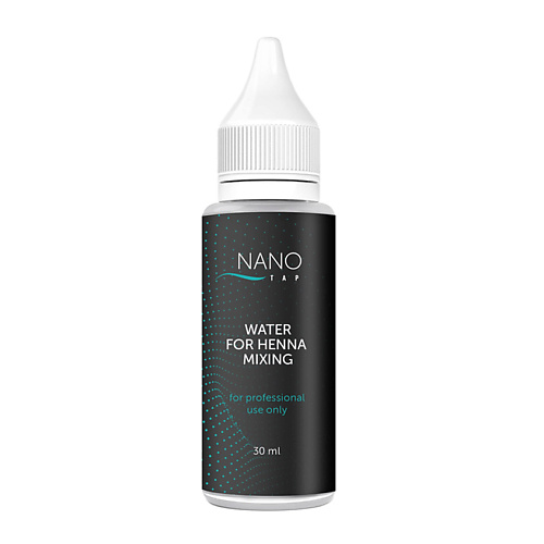 NANO TAP Вода для разведения хны nano tap шампунь для бровей brow shampoo