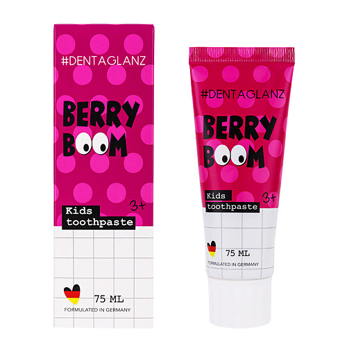 #DENTAGLANZ Детская зубная паста Berry Boom