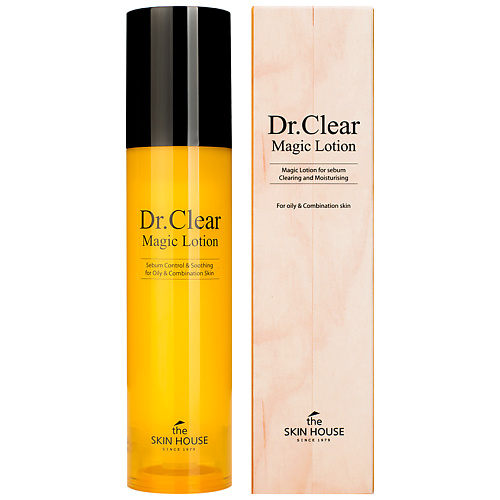 THE SKIN HOUSE Лосьон для лица против несовершенств Dr. Clear 6pcs 5ml 15ml 30ml 50ml 100ml clear glass hand cream bottles bamboo cap cosmetics gifts skin care products