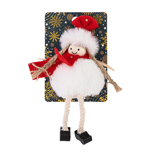TWINKLE Декоративная елочная игрушка GIRL WHITE пуговица декоративная дерево лисёнок 2 5х2 5 см