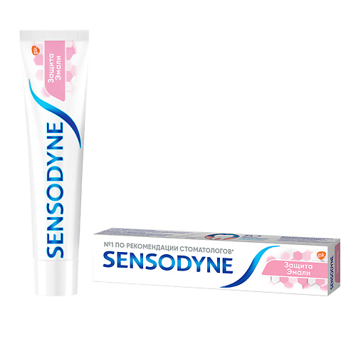 SENSODYNE зубная паста Защита Эмали паста зубная sensodyne свежесть трав 75 мл
