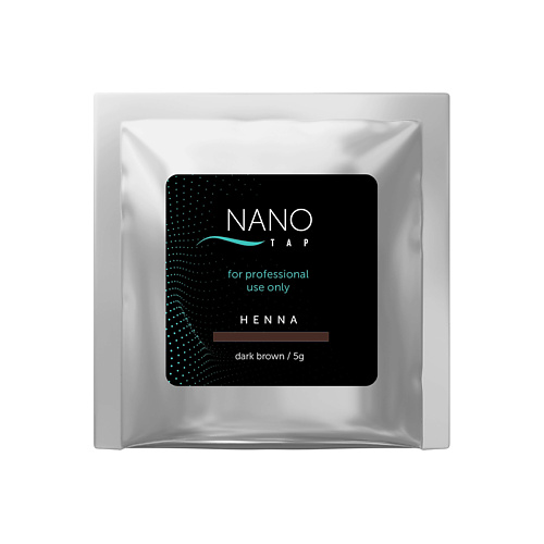 NANO TAP Хна для бровей в саше гель для душа nano organic альгинатный таежный 270 мл