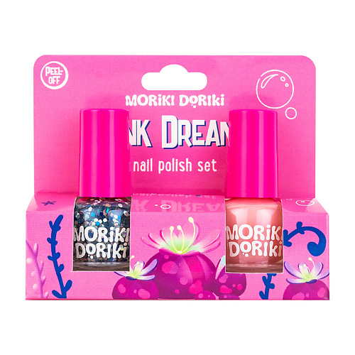 MORIKI DORIKI Набор лаков Pink Dream набор лаков для волос sujet с блестками серебряный золотой и мульти 100мл