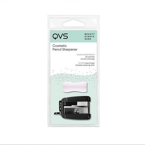QVS Точилка для косметических карандашей точилка для косметических карандашей zinger sh 15