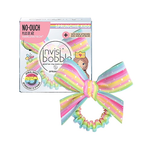 INVISIBOBBLE Резинка-браслет для волос KIDS SPRUNCHIE SLIM Rainbow INV537046 - фото 1