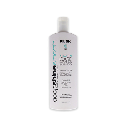 RUSK Шампунь для волос разглаживающий с кератином Deepshine Smooth Keratin Care Shampoo rusk лак для волос сильной фиксации freezing spray