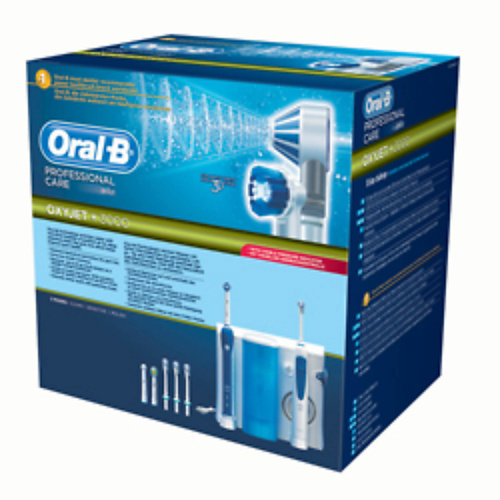 ORAL-B Зубной центр (ирригатор+электрическая зубная щетка) Professional Care OC20 (тип 3724) oral b электрическая зубная щетка детская mickey for kids d10 513 тип 3757