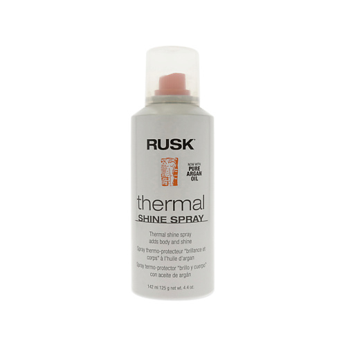 фото Rusk лак для волос термозащитный для блеска thermal shine spray