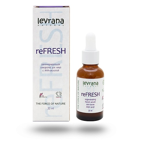 LEVRANA Сыворотка для лица регенерирующая reFresh дезодорант levrana fitness лемонграсс 50 мл