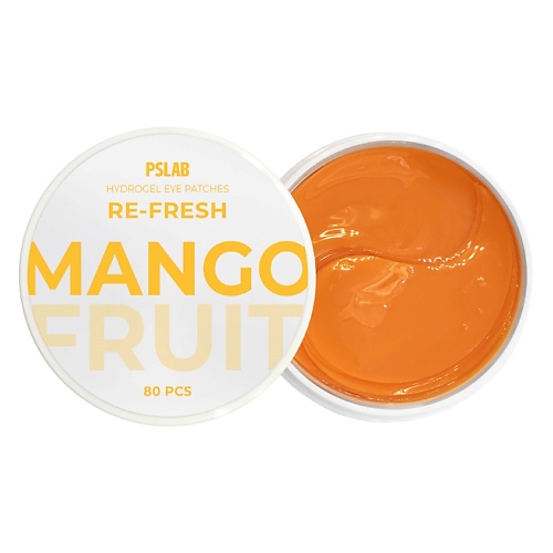 PS.LAB Патчи против следов усталости с экстрактом манго Hydrogel Eye Patches Re-Fresh Mango напиток laimon fresh mango 1 литр среднегазированный пэт 12 шт в уп