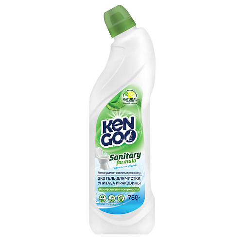 KENGOO Эко Гель для чистки унитаза Natural Sanitary Formula kengoo эко гель для чистки унитаза natural sanitary formula