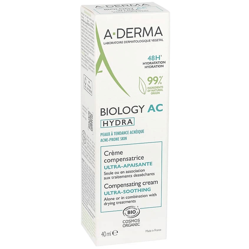 A-DERMA Крем восстанавливающий баланс ослабленной кожи BIOLOGY AC Hydra ADE980441 - фото 2