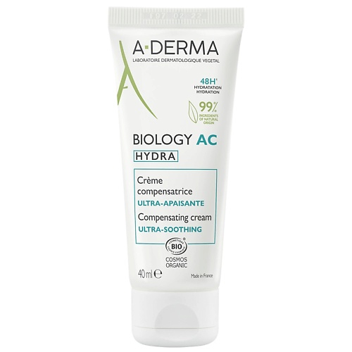 A-DERMA Крем восстанавливающий баланс ослабленной кожи BIOLOGY AC Hydra ADE980441 - фото 1