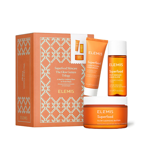 ELEMIS Набор Superfood Skincare The Glow Getters Trilogy soda набор skincare gift set ultimate