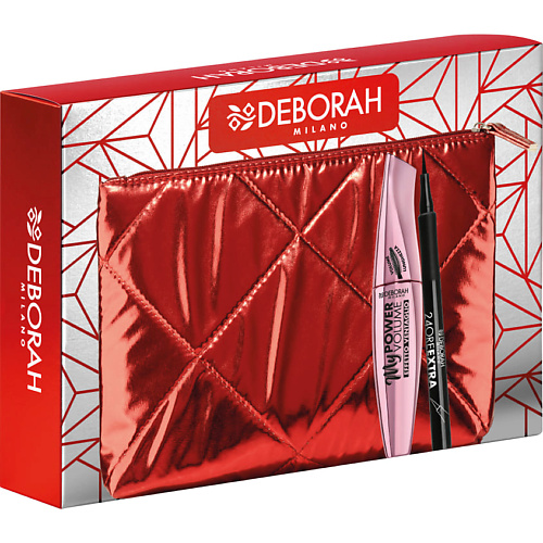 Набор средств для макияжа DEBORAH MILANO Набор в косметичке N.09 подарки для неё clarins набор для ухода за телом в косметичке