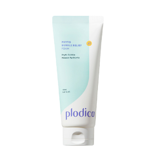 PLODICA Пенка для лица очищающая Phyto Bubble Relief Foam очищающая пенка для лица с омолаживающим эффектом с муцином черной улитки prime youth snail repair foam