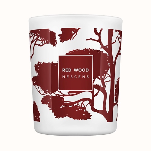 NESCENS Свеча парфюмированная ароматическая Red Wood 24 grams ароматическая свеча charm с ароматом удовое дерево 200