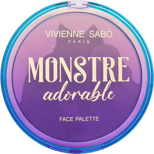 VIVIENNE SABO Палетка для лица Face palette Palette pour le visage Monstre Adorable карандаш для глаз стойкий art visage instant line 14 шампань