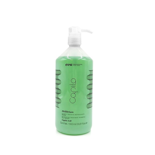 EVA PROFESSIONAL HAIR CARE Шампунь для жирных волос освежающий Capilo Ekilibrium Shampoo N.08 ollin professional шампунь стабилизатор service line shampoo stabilizer рн 3 5 250 мл