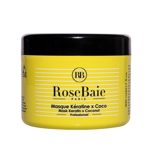 RB ROSEBAIE PARIS Маска для волос кератиновая с экстрактом кокоса Masque Keratine X Coco rose de paris