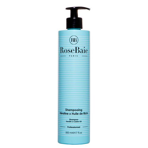 RB ROSEBAIE PARIS Шампунь для волос кератиновый с касторовым маслом  Shampoing Keratine X Ricin detaille 1905 paris jump 100