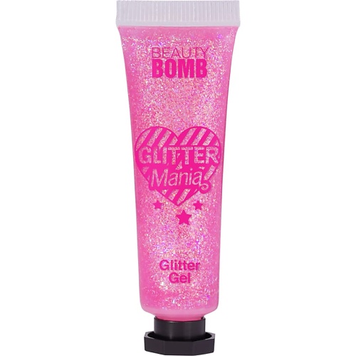 фото Beauty bomb глиттер гель для лица glitter gel «glitter mania»