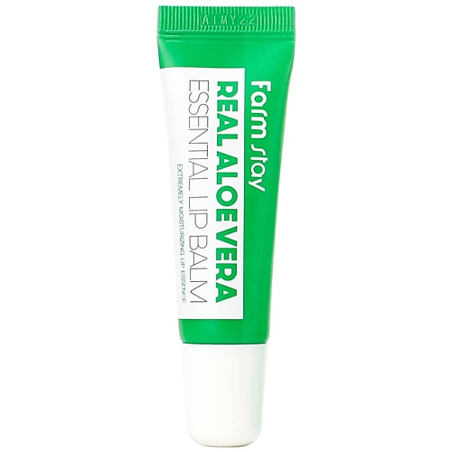 FARMSTAY Бальзам для губ с алоэ Real Aloe Vera Essential Lip Balm lissilandia воск бальзам для защиты лапок от реагентов и мороза лаванда и алоэ вера 65 0