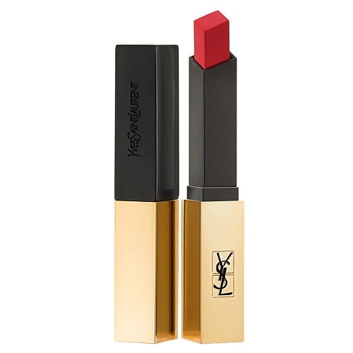 YVES SAINT LAURENT YSL Стойкая матовая помада для губ с насыщенным цветом Rouge Pur Couture The Slim jasmin rouge