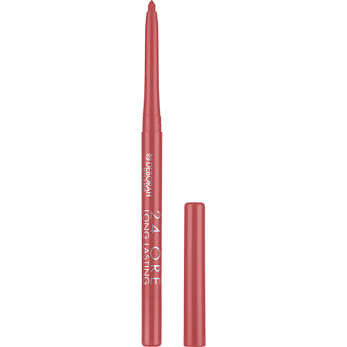 фото Deborah milano карандаш для губ стойкий автоматический 24 ore long lasting lip pencil