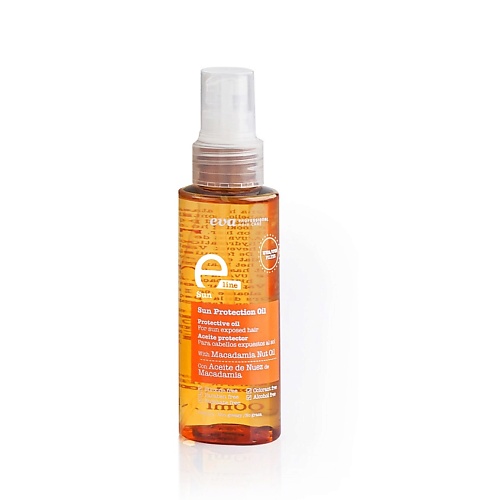 EVA PROFESSIONAL HAIR CARE Масло для волос солнцезащитное E-Line Sun Protection Oil eva professional hair care спрей для волос лица и тела защитный e line dermocare spray