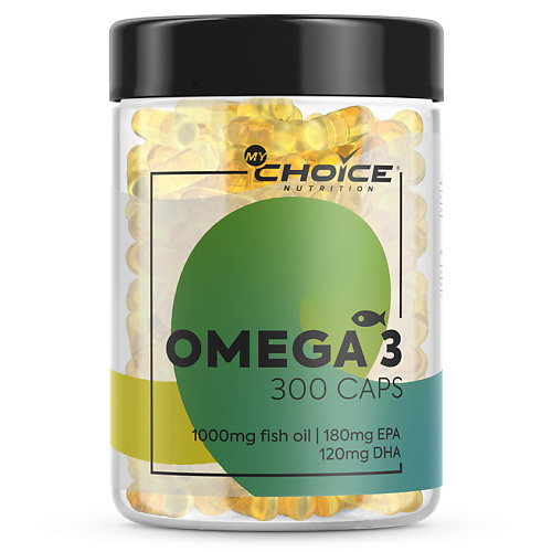 MYCHOICE NUTRITION Рыбий жир Omega 3 PRO 1000 мг vplab незаменимая жирная кислота омега 3 strong omega