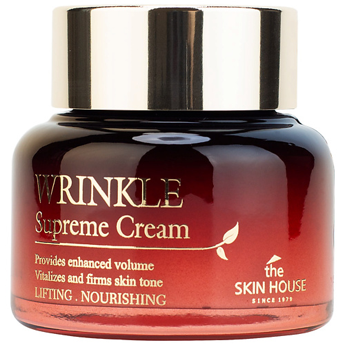 THE SKIN HOUSE Крем питательный разглаживающий морщины с женьшенем Wrinkle Supreme Cream