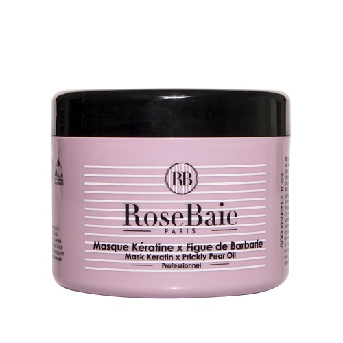 RB ROSEBAIE PARIS Маска для волос кератиновая с экстрактом опунции Masque Keratine X Figue De Barbarie стойкая кератиновая крем краска cot 2 0 90 мл